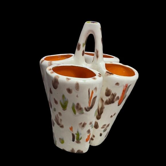 Utensil holder mid century, modern ceramic bathroom, kitchen, 60’s - Picture 1 of 5